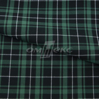 Ткань костюмная Клетка 25577, т.зеленый/зеленый./ч/бел, 230 г/м2, шир.150 см - купить в Калининграде. Цена 539.74 руб.