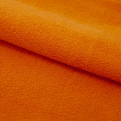Флис DTY 16-1358, 250 г/м2, шир. 150 см, цвет оранжевый - купить в Калининграде. Цена 640.46 руб.
