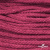 Шнур плетеный d-6 мм, 70% хлопок 30% полиэстер, уп.90+/-1 м, цв.1068-фуксия - купить в Калининграде. Цена: 588 руб.