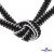 Шнурки #108-4, плоские 130 см, цв.-чёрно/белый - купить в Калининграде. Цена: 47.52 руб.