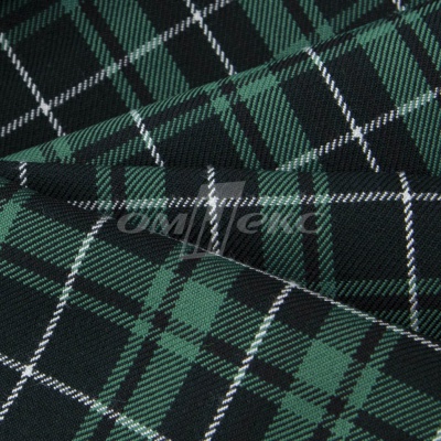 Ткань костюмная Клетка 25577, т.зеленый/зеленый./ч/бел, 230 г/м2, шир.150 см - купить в Калининграде. Цена 539.74 руб.
