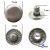 Кнопка металлическая "Альфа" с пружиной, 15 мм (уп. 720+/-20 шт), цвет никель - купить в Калининграде. Цена: 1 466.73 руб.