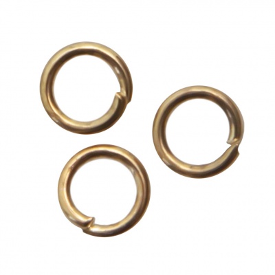 Кольцо  соединительное для бижутерии 4 мм, цв.-золото - купить в Калининграде. Цена: 0.41 руб.