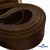 Регилиновая лента, шир.100мм, (уп.25 ярд), цв.- коричневый - купить в Калининграде. Цена: 694.13 руб.