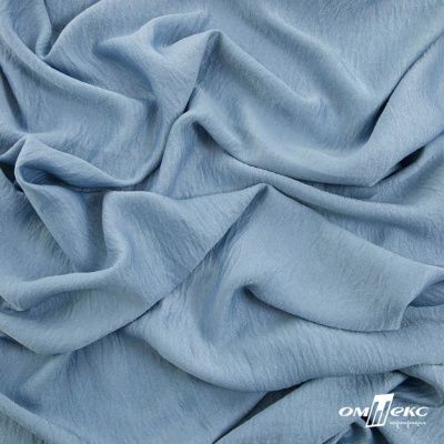 Ткань плательная Муар, 100% полиэстер,165 (+/-5) гр/м2, шир. 150 см, цв. Серо-голубой - купить в Калининграде. Цена 215.65 руб.