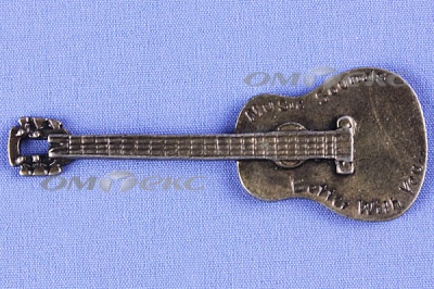 Декоративный элемент для творчества из металла "Гитара"  - купить в Калининграде. Цена: 19.99 руб.