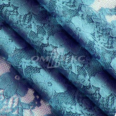 Кружевное полотно стрейч 15A61/BLUE, 100 гр/м2, шир.150см - купить в Калининграде. Цена 1 581 руб.