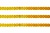 Пайетки "ОмТекс" на нитях, CREAM, 6 мм С / упак.73+/-1м, цв. 92 - золото - купить в Калининграде. Цена: 484.77 руб.