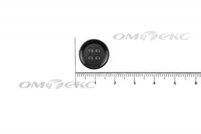 51400/15 мм (4 пр) черные пуговицы - купить в Калининграде. Цена: 0.67 руб.