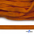 Шнур плетеный (плоский) d-12 мм, (уп.90+/-1м), 100% полиэстер, цв.267 - оранжевый - купить в Калининграде. Цена: 8.62 руб.