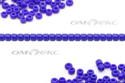 Бисер (ОS) 11/0 ( упак.100 гр) цв.48 - синий - купить в Калининграде. Цена: 48 руб.