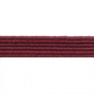 Резиновые нити с текстильным покрытием, шир. 6 мм ( упак.30 м/уп), цв.- 88-бордо - купить в Калининграде. Цена: 155.22 руб.