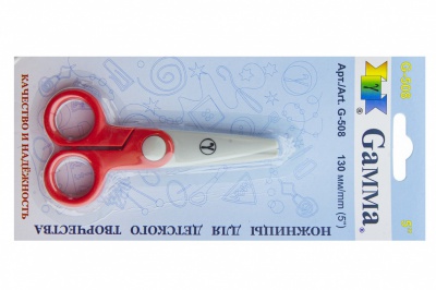 Ножницы G-508 детские 130 мм - купить в Калининграде. Цена: 118.32 руб.