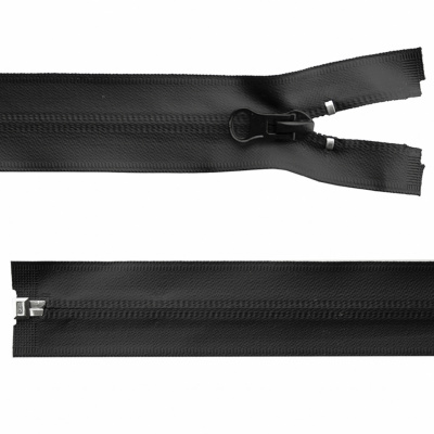 Молния водонепроницаемая PVC Т-7, 100 см, разъемная, цвет чёрный - купить в Калининграде. Цена: 61.89 руб.