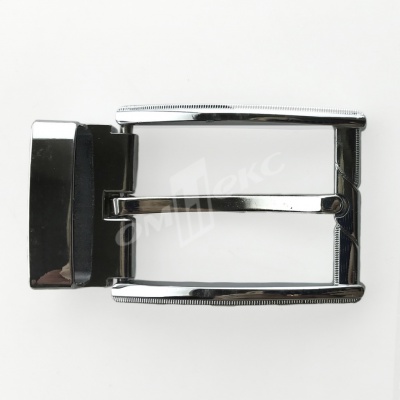 Пряжка металлическая для мужского ремня 845005А#2 (шир.ремня 40 мм), цв.-никель - купить в Калининграде. Цена: 110.29 руб.