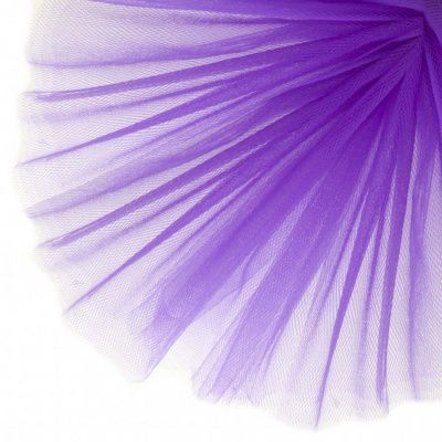 Фатин матовый 16-85, 12 гр/м2, шир.300см, цвет фиолетовый - купить в Калининграде. Цена 96.31 руб.
