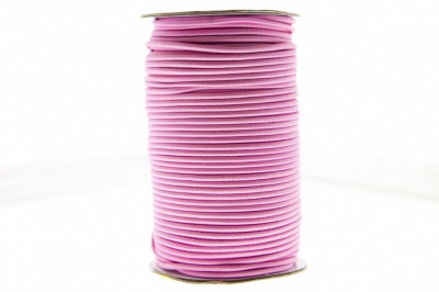 0370-1301-Шнур эластичный 3 мм, (уп.100+/-1м), цв.141- розовый - купить в Калининграде. Цена: 464.31 руб.