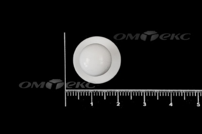 Пуговица поварская "Пукля", 10 мм, цвет белый - купить в Калининграде. Цена: 2.28 руб.