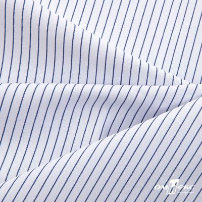 Ткань сорочечная Ронда, 115 г/м2, 58% пэ,42% хл, шир.150 см, цв.4-синяя, (арт.114) - купить в Калининграде. Цена 306.69 руб.