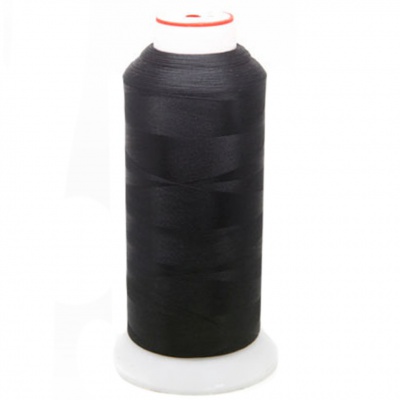 Нитки текстурированные некручёные, намот. 5 000 м, цвет чёрный - купить в Калининграде. Цена: 70.43 руб.