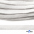Шнур плетеный d-8 мм плоский, 70% хлопок 30% полиэстер, уп.85+/-1 м, цв.1018-белый - купить в Калининграде. Цена: 735 руб.