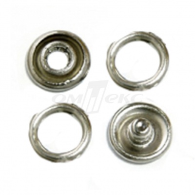 Кнопки рубашечные 10,5 мм никель New Star (кольцо) - купить в Калининграде. Цена: 5.80 руб.