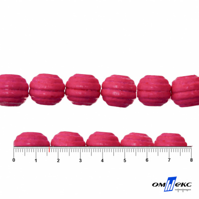 0309-Бусины деревянные "ОмТекс", 16 мм, упак.50+/-3шт, цв.023-розовый - купить в Калининграде. Цена: 62.22 руб.
