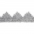 Тесьма металлизированная 0384-0240, шир. 40 мм/уп. 25+/-1 м, цвет серебро - купить в Калининграде. Цена: 490.74 руб.