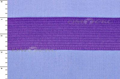 Окантовочная тесьма №0225, шир. 22 мм (в упак. 100 м), цвет фиолет - купить в Калининграде. Цена: 271.60 руб.