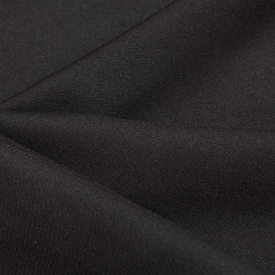 Ткань костюмная 21010 2044, 225 гр/м2, шир.150см, цвет черный - купить в Калининграде. Цена 394.71 руб.