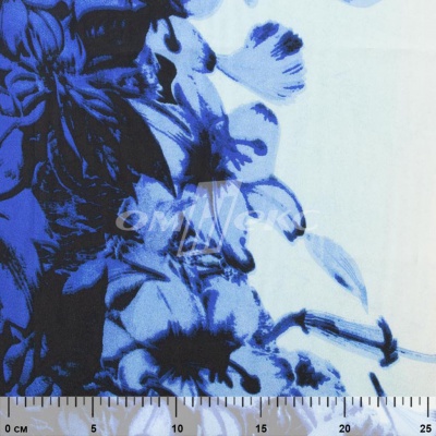Плательная ткань "Фламенко" 19.1, 80 гр/м2, шир.150 см, принт растительный - купить в Калининграде. Цена 241.49 руб.