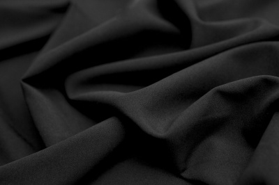 Костюмная ткань с вискозой "Флоренция", 195 гр/м2, шир.150см, цвет чёрный - купить в Калининграде. Цена 502.24 руб.