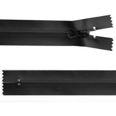 Молния водонепроницаемая PVC Т-7, 20 см, неразъемная, цвет чёрный - купить в Калининграде. Цена: 21.56 руб.