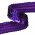 Тесьма с пайетками 12, шир. 20 мм/уп. 25+/-1 м, цвет фиолет - купить в Калининграде. Цена: 778.19 руб.