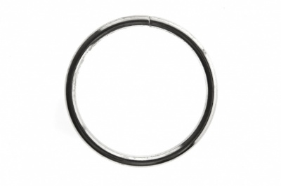Кольцо металлическое №40 мм, цв.-никель - купить в Калининграде. Цена: 4.45 руб.