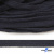 Шнур плетеный d-8 мм плоский, 70% хлопок 30% полиэстер, уп.85+/-1 м, цв.1010-т.синий - купить в Калининграде. Цена: 735 руб.