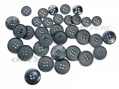 51926/15 мм (4 пр) черные пуговицы (брючные) - купить в Калининграде. Цена: 1.50 руб.