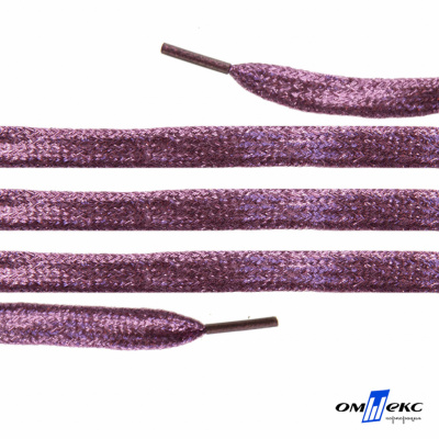 Шнурки #107-01, плоские 130 см, цв.розовый металлик - купить в Калининграде. Цена: 35.45 руб.