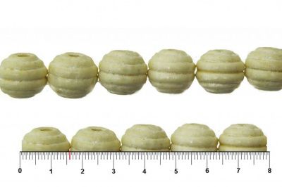 0309-Бусины деревянные "ОмТекс", 16 мм, упак.50+/-3шт, цв.035-белый - купить в Калининграде. Цена: 62.22 руб.