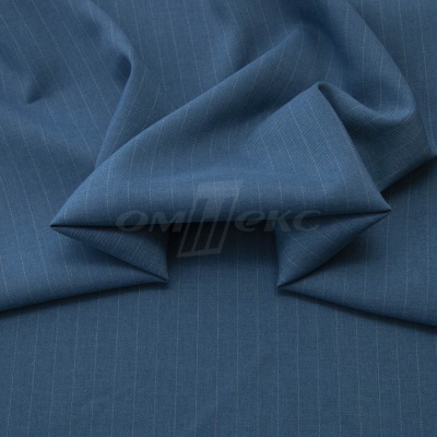 Костюмная ткань "Жаклин", 188 гр/м2, шир. 150 см, цвет серо-голубой - купить в Калининграде. Цена 430.84 руб.