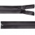 Молния водонепроницаемая PVC Т-7, 60 см, разъемная, цвет (301) т.серый - купить в Калининграде. Цена: 49.39 руб.