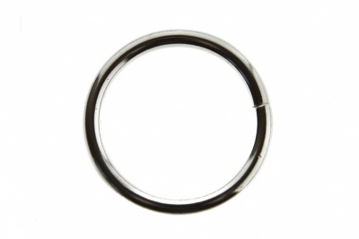 Кольцо металлическое d-32 мм, цв.-никель - купить в Калининграде. Цена: 3.54 руб.
