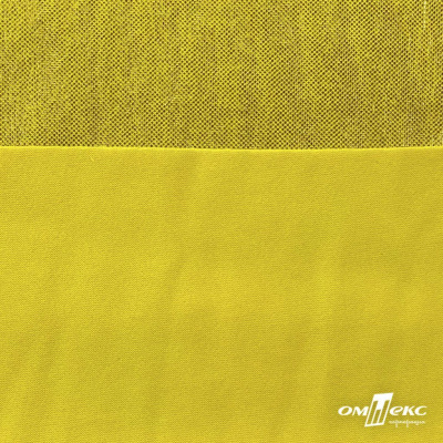 Трикотажное полотно голограмма, шир.140 см, #602 -жёлтый/жёлтый - купить в Калининграде. Цена 385.88 руб.