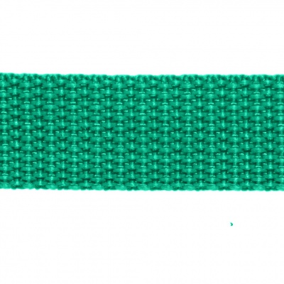 Стропа текстильная, шир. 25 мм (в нам. 50+/-1 ярд), цвет яр.зелёный - купить в Калининграде. Цена: 397.52 руб.