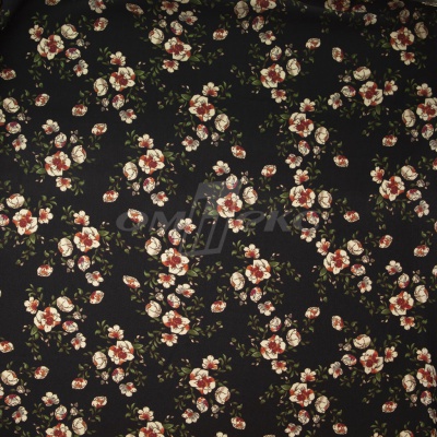 Плательная ткань "Фламенко" 3.1, 80 гр/м2, шир.150 см, принт растительный - купить в Калининграде. Цена 239.03 руб.