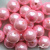 0404-00108-Бусины пластиковые под жемчуг "ОмТекс", 16 мм, (уп.50гр=24+/-1шт) цв.101-св.розовый - купить в Калининграде. Цена: 44.18 руб.