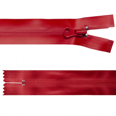 Молния водонепроницаемая PVC Т-7, 20 см, неразъемная, цвет (820)-красный - купить в Калининграде. Цена: 21.56 руб.