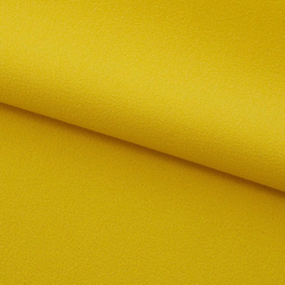 Креп стрейч Амузен 14-0756, 85 гр/м2, шир.150см, цвет жёлтый - купить в Калининграде. Цена 194.07 руб.