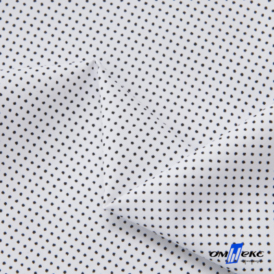 Ткань сорочечная Этна, 120 г/м2, 58% пэ,42% хл, (арт.112) принтованная, шир.150 см, горох - купить в Калининграде. Цена 356.25 руб.