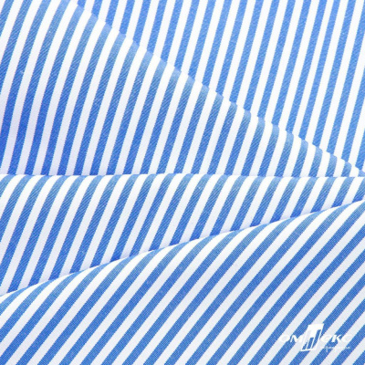Ткань сорочечная Полоска Кенди, 115 г/м2, 58% пэ,42% хл, шир.150 см, цв.3-синий, (арт.110) - купить в Калининграде. Цена 306.69 руб.